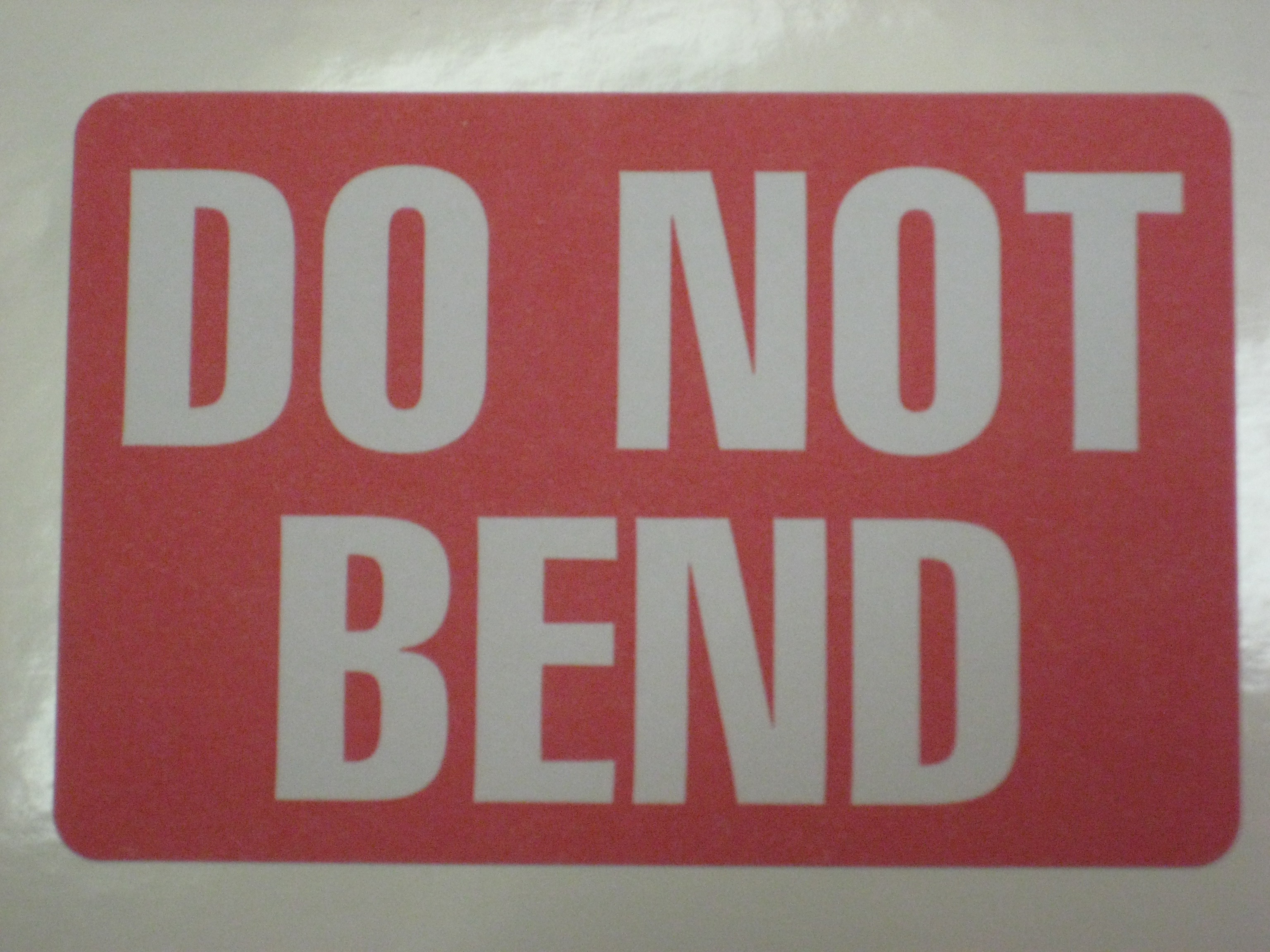 Наклейка хорошее место. Маркировка do not Bend. Fragile / do not Bend. Do not Bend Sticker. 2 Товар бесплатно стикер.